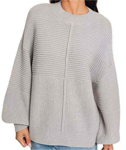 Ribbed Knitted Sweater