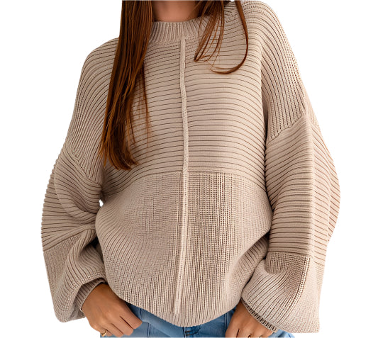 Ribbed Knitted Sweater
