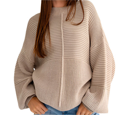 Ribbed Knitted Sweater