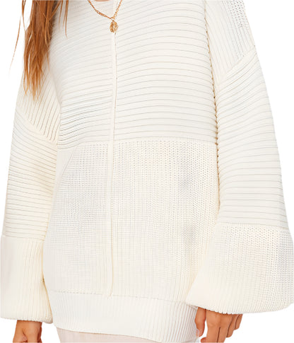 Ribbed Knitted Sweater